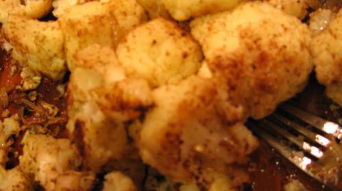 Cardamon Roasted Cauliflower